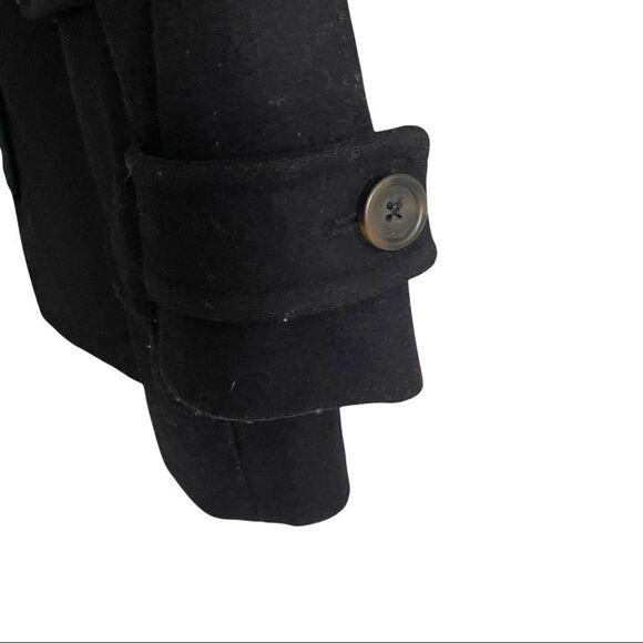 GAP Wool Paddington Toggle Winter Coat Navy Blue XS - Picture 5 of 8